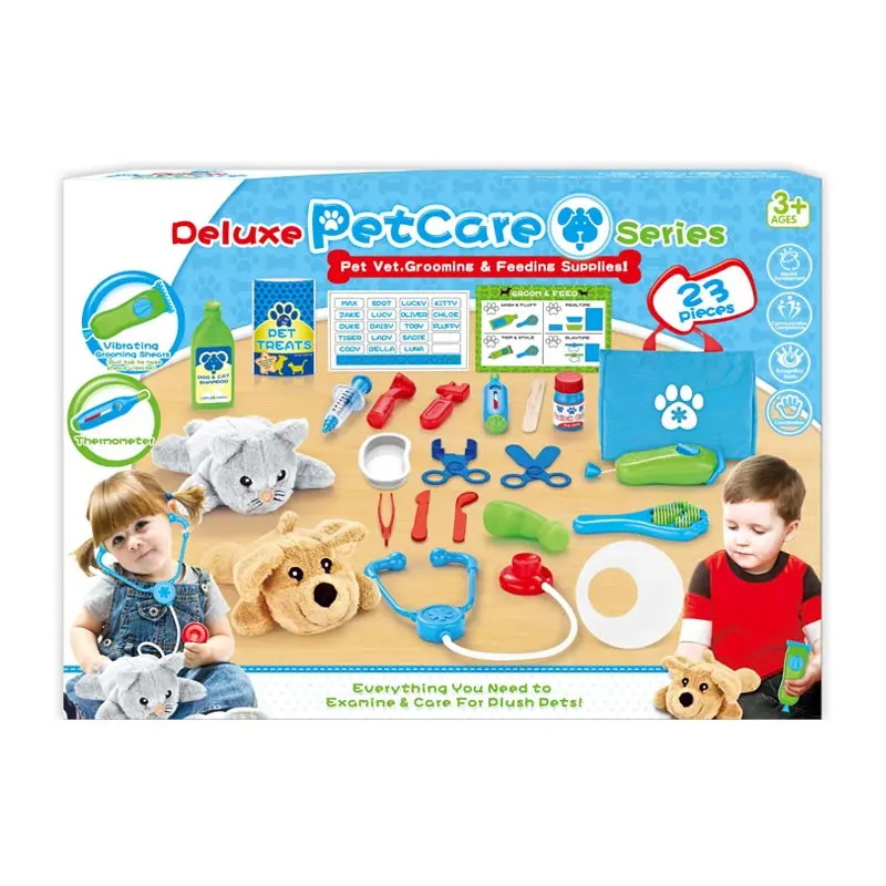 deluxe pet care playset