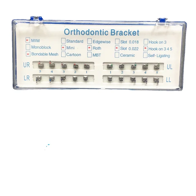 dental orthodontic braces Bracket Roth mbt MINI/STANDARD price with Factory directly sell imd orthodontic brackets