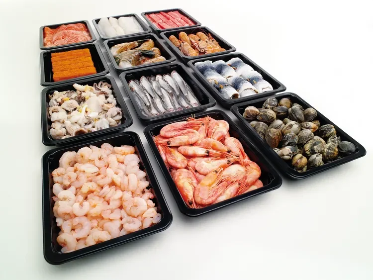 CE Standard WH280 Modified Atmosphere Packaging Tray Sealing Machine for Seafood Fish Map Tray Sealer with Gas Flushing