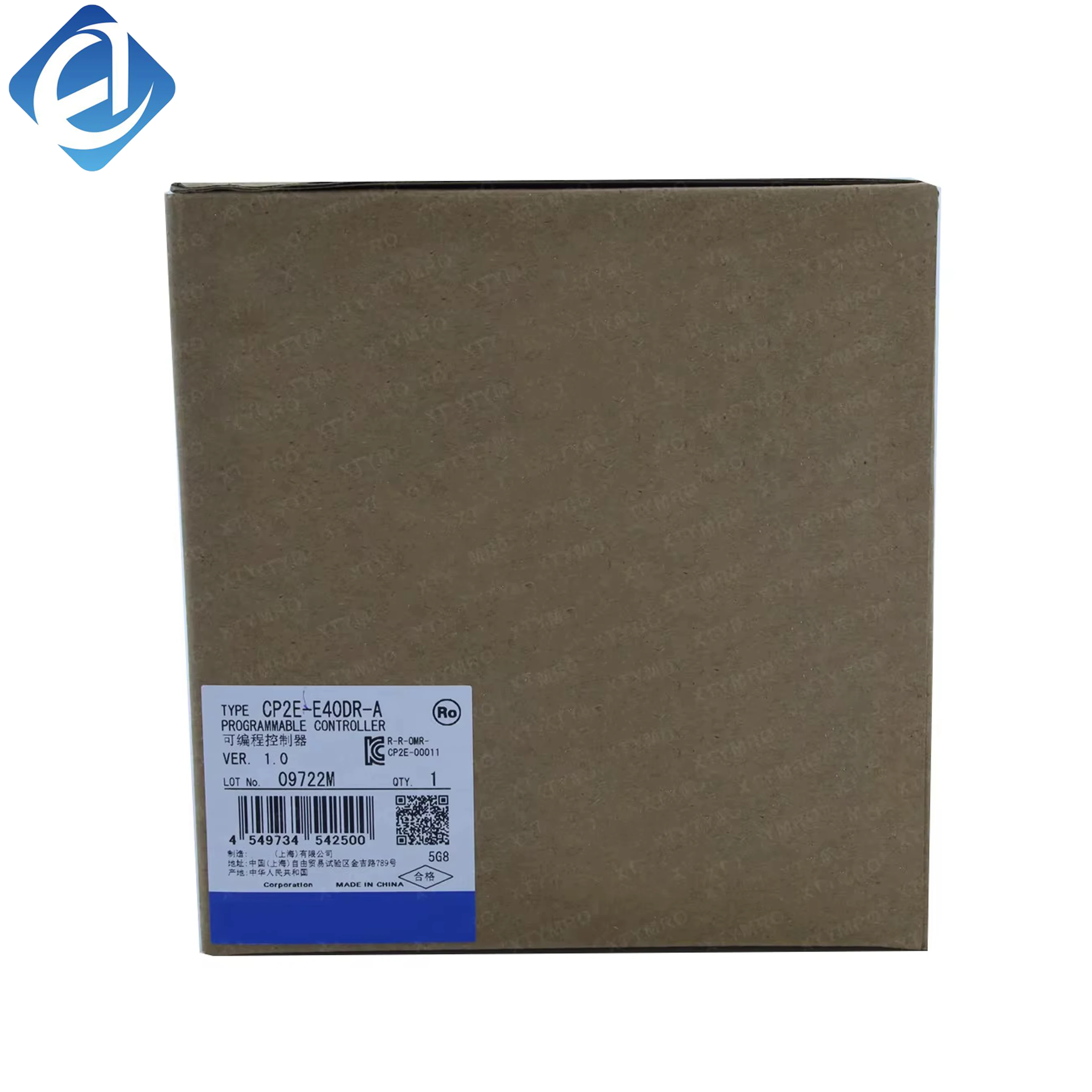 New Original Omron CP2E series compact PLC controller. 40 I/O points, relay output, AC power supply, stable operation, abundant instruction functions and convenient communication. Widely applied to small automation equipment, packaging machinery, conveyin