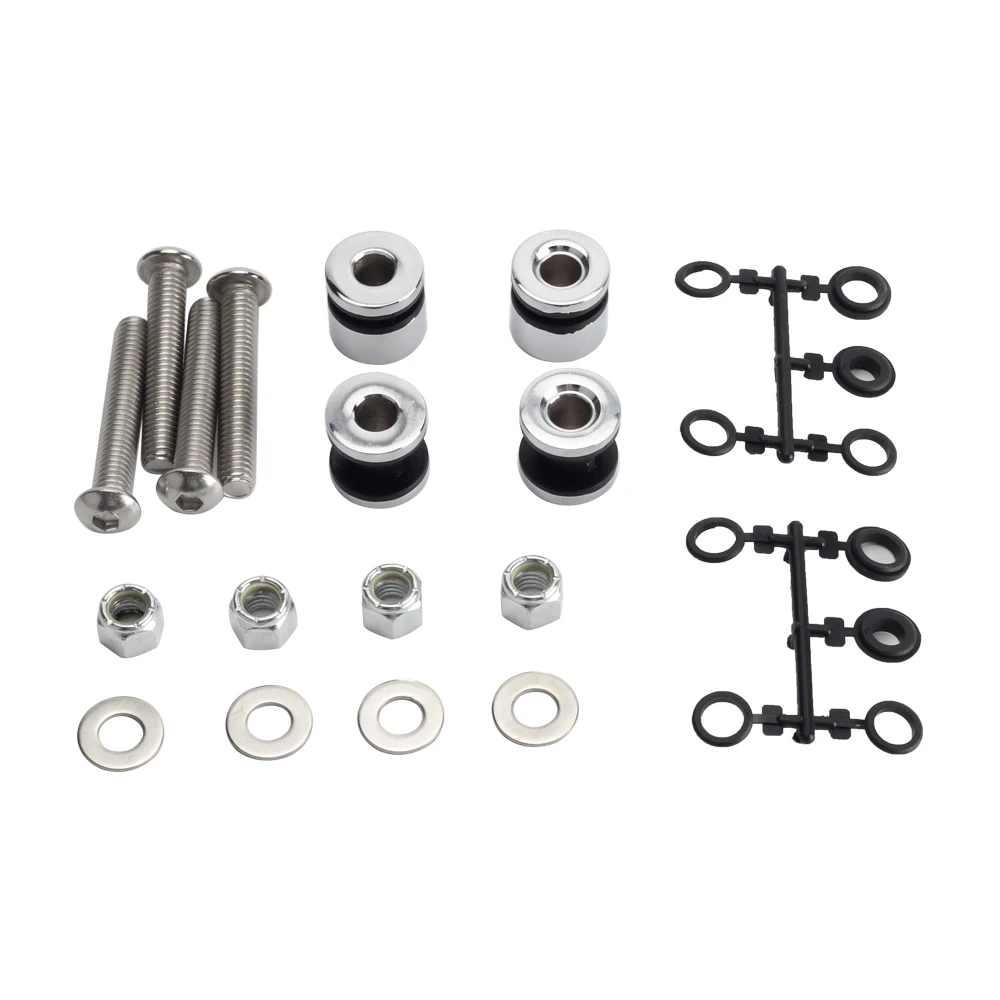 Motorcycles Sissy Bar Docking Hardware Kit Detachable Backrest Mounting