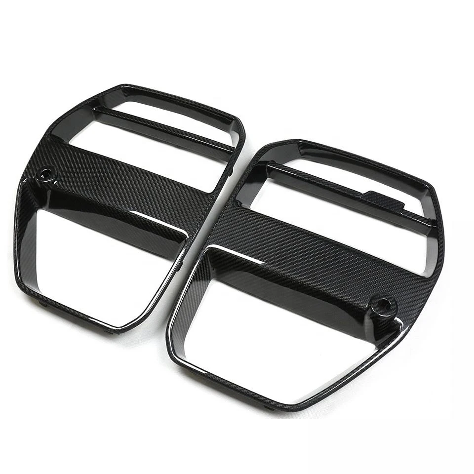 2020- Grille Fit Dry Carbon Fiber Front Grille Car Grille Frame For BMW G80 M3 G80 G82 G83 M4 V