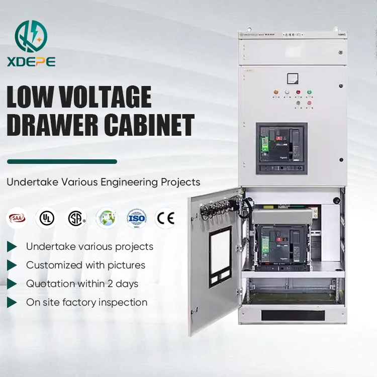 Complete Set Electric Distribution Panel with MCB Cabinet Electrical Panel Board and Busbar Electric Control Panel