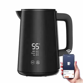 New Items Design Digital LED Display Temperature Control Water Kettle TUYA Wifi Smart Switch Stainless Steel Computer Electric