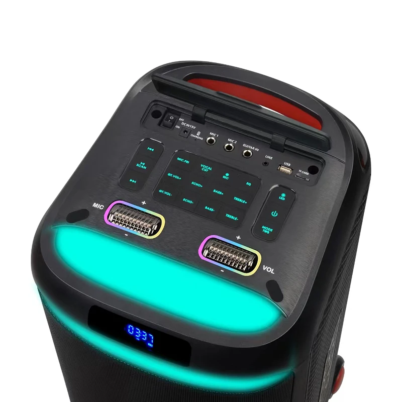 OEM NDR-1908 ワイヤレスカラオケポータブル屋外BTスピーカー マイク