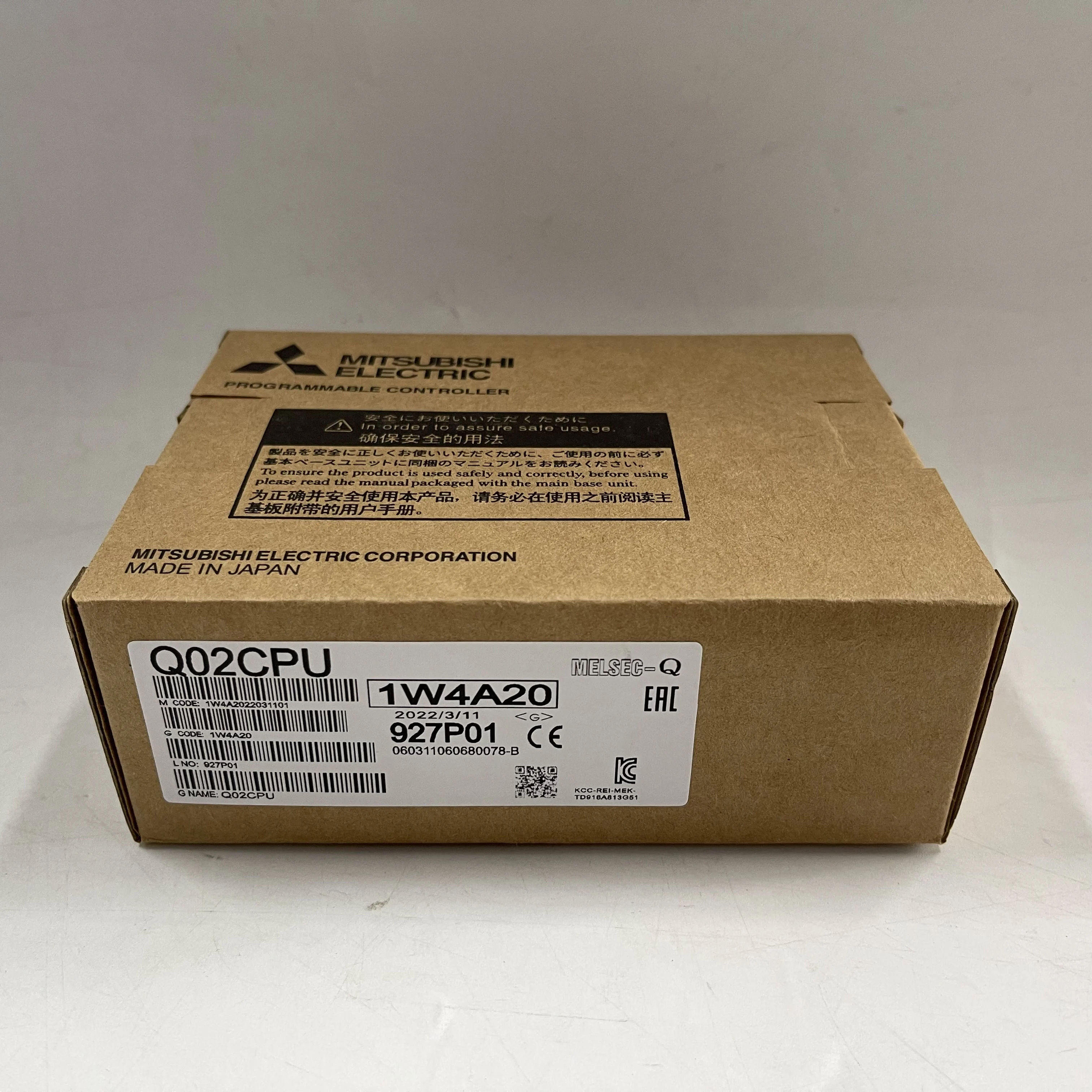 MITSUBISHI Programmable Controller CPU Module Q02CPU MITSUBISHI Programmable Controller CPU Module Q02CPU