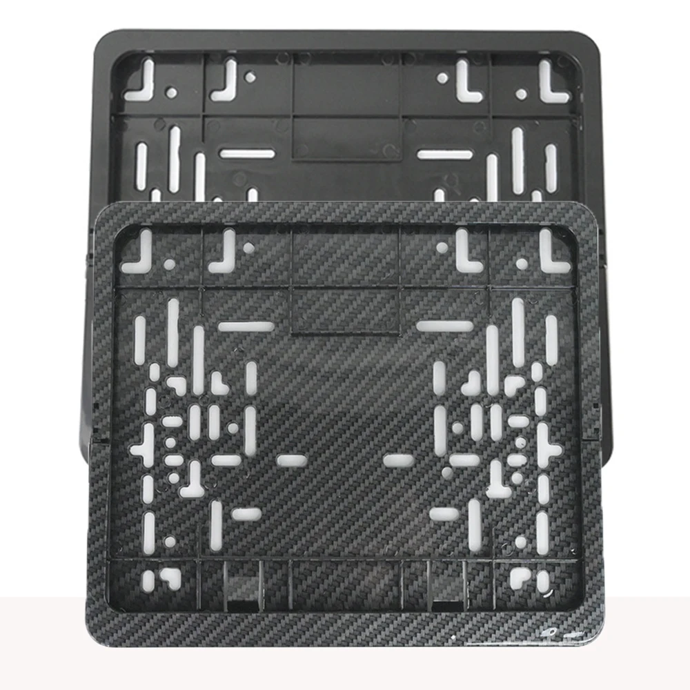 Kenya Size Standard Plastic Black Number Plate Holder Universal License Plate Frame