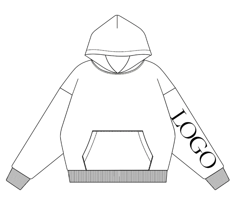 Custom Logo Color 100% Cotton Blank Oversized Stand Collar