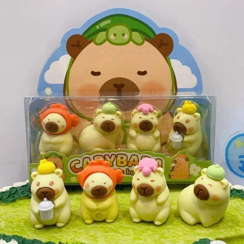 Aufkleber Radierer Kreative Niedliche Capybara Radi Produktbild-Vorschau 9