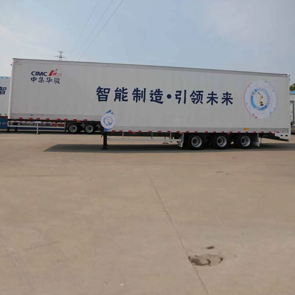 High Quality 40FT 45FT Refrigerated  Container Van Semi Trailer Fish Food Carrier Van Freezer Semi Truck For Sale details