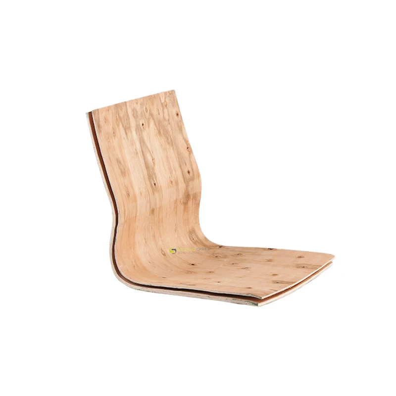 Frame Chair Unfinished Wooden Industrial Bent Wood Plywood Furniture Seat /back Plywood for Office Chair Wooden Armrest Part