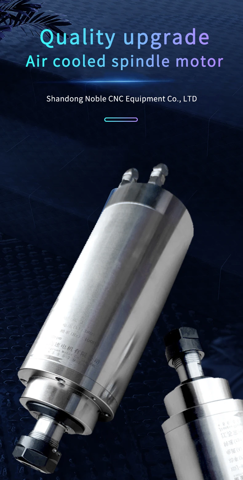 Air Cooled Spindle Motor Cutting Spindle Head Bt30 Iso30 Spindel Cnc