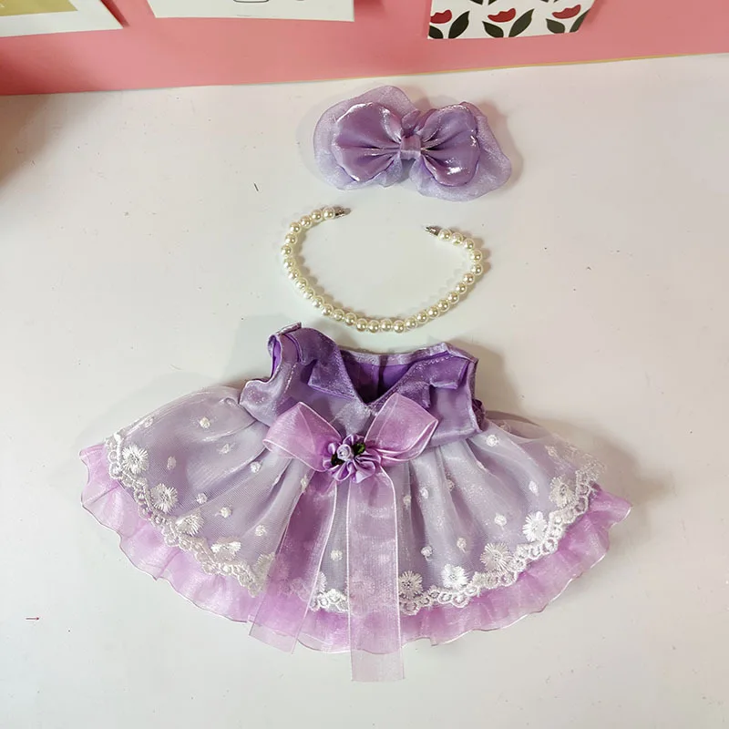 2023 Hot Selling Cute Dress Outfit 30cm Lina Teddy Bear Clothes