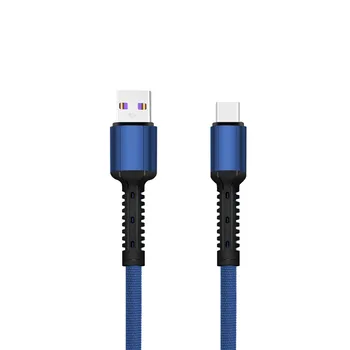 Hot Selling Braid Type C Phone Charge Cable 1M 2.4A Fast Charging Date Cable For Phones