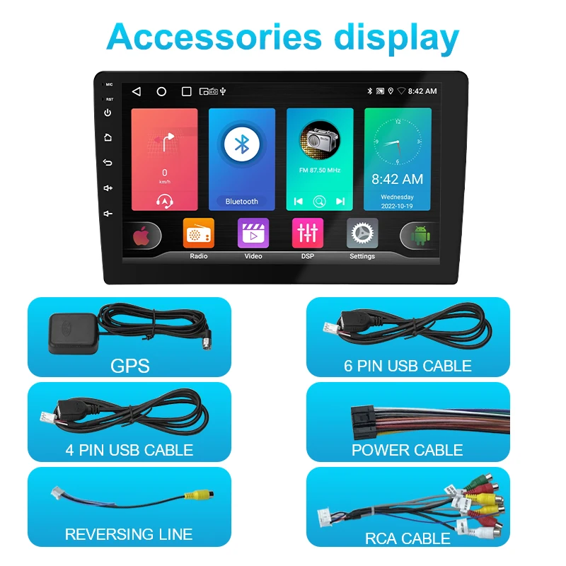 30% Off Universal 2 Din 7 Inch Android Car Audio Dsp Processor Fm Stereo Gps Navigation Car Radio with Reverse Camera