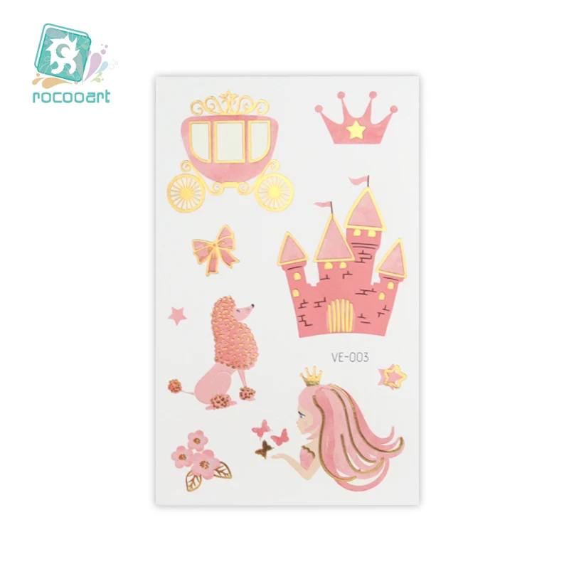 Tatuajes Temporales De Anna Frozen Para Niños - Juego De 12 Pegatinas Impermeables, Ideales Para Fiestas Y Cumpleaños