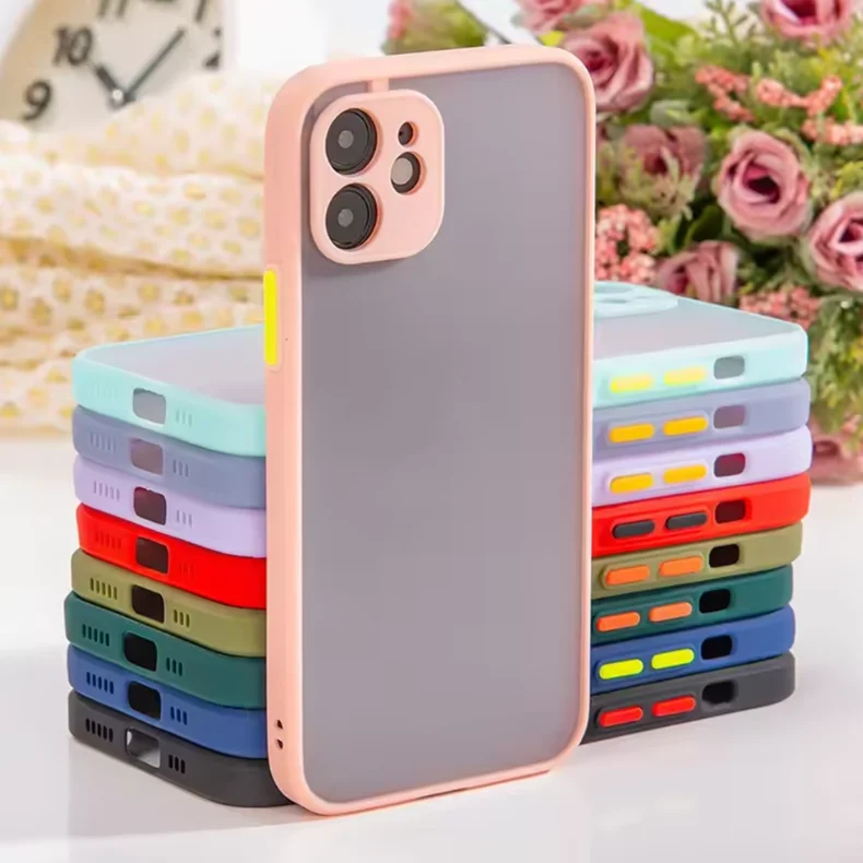 2024 Hot New Flexible Soft Translucent Frosted Matte for iPhone 16 15 14 11 12 13 Pro Max Cases Cell Phone Accessory Covers