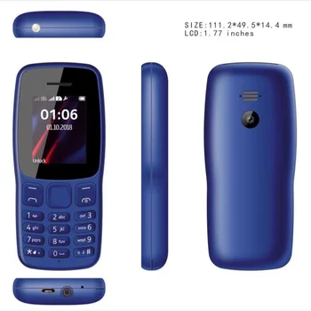 1. 77 inch OEM feature phone Gotel MKTEL 106 China low price very slim feature phone with big battery 2g network iPro A21 MINI