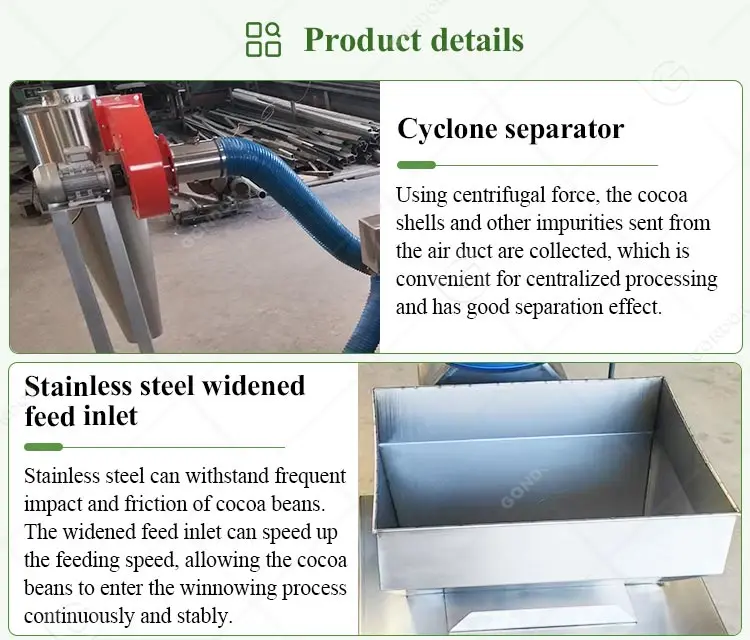 Multifunctional Peeling Machine - Efficient Cocoa Bean Processing