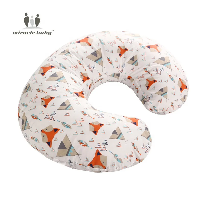 Miracle Baby Nursing Pillow Variety Pattern Slipcover Best for Breastfeeding Moms Soft Fabric Fits Snug on Infant Nursing Pillow