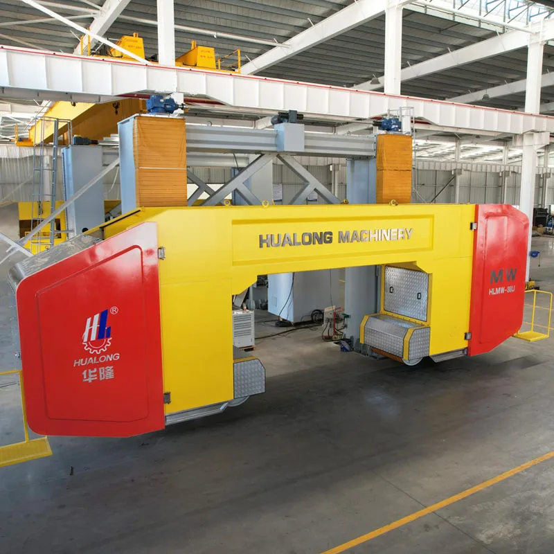 Hualong Machinery Pavoni Structure PLC Digital Control Multiwire Multi-wire Diamond Multi Wire Saw Marble Granite Stone Cuttin