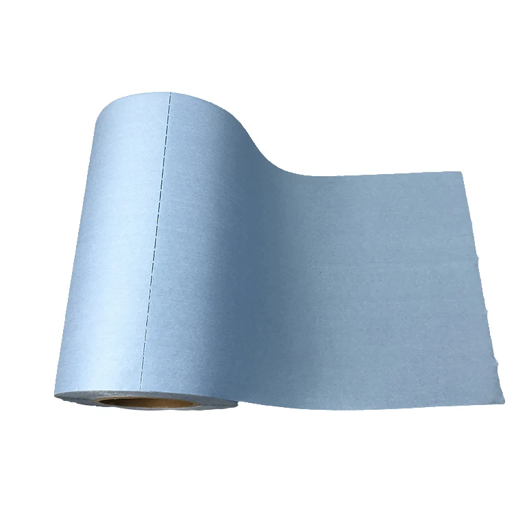 25x37cm 500pcs Blue Lint Free Electronic Industrial Dry Disposable Paper Cleaning Cleanroom Nonwoven Wipes Roll