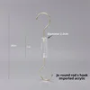 Acrylic cylinder 7S hook