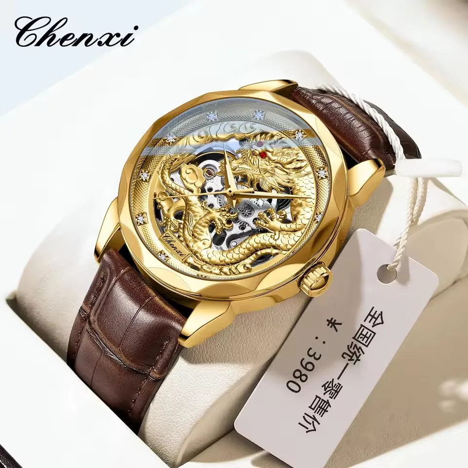 CHENXI 8899 Men's Automatic Mechanical Stainless Steel Watch with