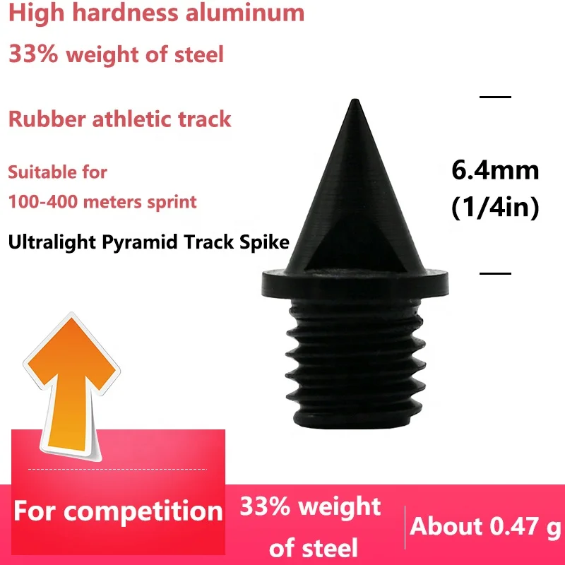 Psycho Spikes Rainbow 1/4 Pyramid Aluminum Track Spikes 56-Count Tin