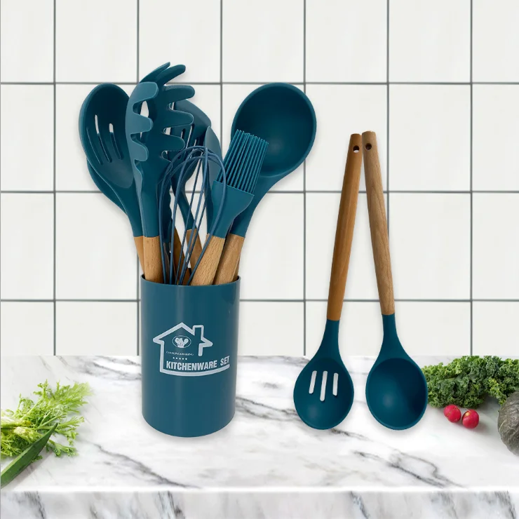 Buy Wholesale Cookware Silicone Rubber Cooking Utensils Kitchen Accessories  Set from Yiwu Jiwei Trade Co., Ltd., China