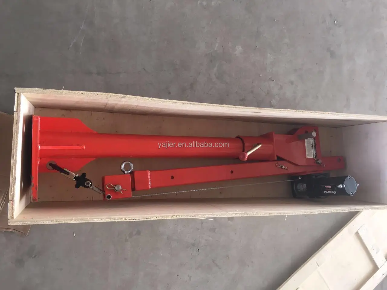 Lift 1 Ton Portable Lift Hydraulic Boom Mini Pickup Truck Crane 1 Ton