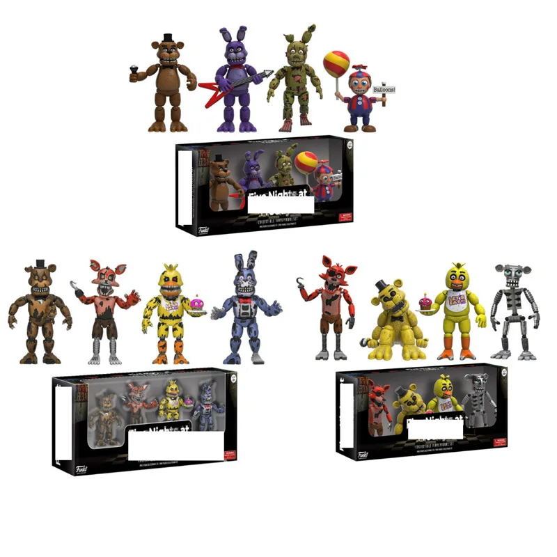 Roxgoct New Arrival Five Nights At Freddy Action Figures 6pcs/pack Fnaf ...