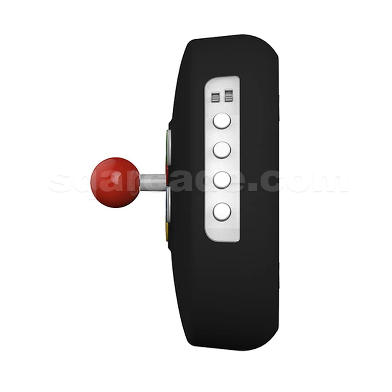 S NK Neogeo Arcade Stick Pro with Black Silicone Cover