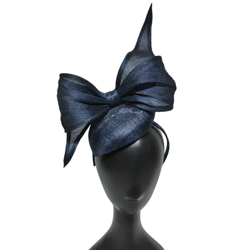 Hot Selling Women's Wedding & Church Fascinator Hats Kentucky Derby Inspired Sinamay Material Wholesale Bridal Tea Party Ladies