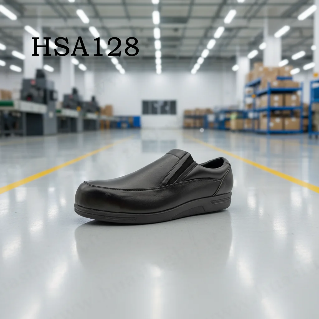 ZYF,Workshop Supervision Convenient Wear Manager Safety Shoes Factory Inspection Steel Toe Cap Insert Work Shoes HSA128