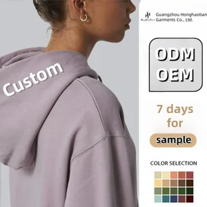 ODM OEM Wholesale Custom 3d Embossed French Terry Crewneck Unisex Sweatshirt Women's Embossing Hoodies