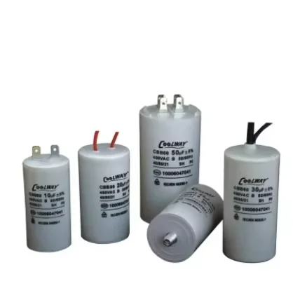 High Quality Factory Price AV Capacitor Series with Leads for Air Conditioning Starting Capacitors, Washing Machine Pumps