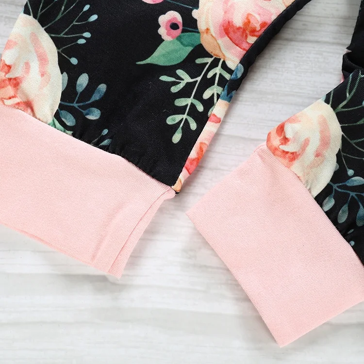 Оптовая продажа; Эксклюзивная одежда для малышей; Детский комбинезон с длинными рукавами из 100% хлопка; Комплект со штанами