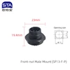 Rear Panel Mount Male Receptacle