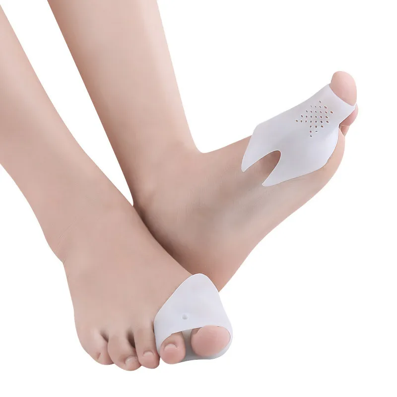 JOGHN Fabric Covered Separator Silicon Spacer Bunion Pain Relief Protector Pads Toe Fixator Hallux Valgus Top Popular Fashion