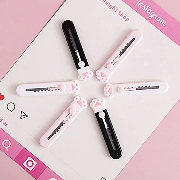 Factory Price  Bottom Automatic Lock 9mm Snap-Off Replacement Blades Knife Cutter Paper Cutter Cuchillo Utility Knife