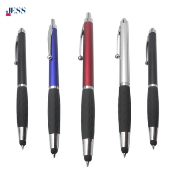 Creative Spray Paint Touch Screen Press Ballpoint Pen Custom LOGO Soft Rubber  Plastic Advertising Pen