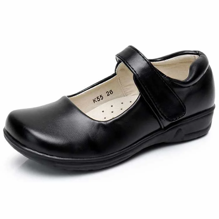 
Детская обувь черные туфли для девочек для начальной школы обувь для принцесс 