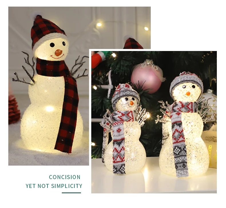 decor led christmas flat glass ornament snowmen white decoration classic glass christmas ornaments supplier