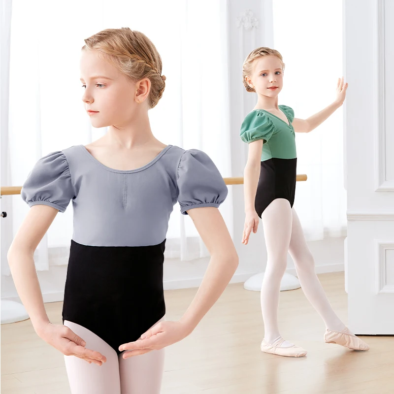 new children cute puff sleeve ballet
