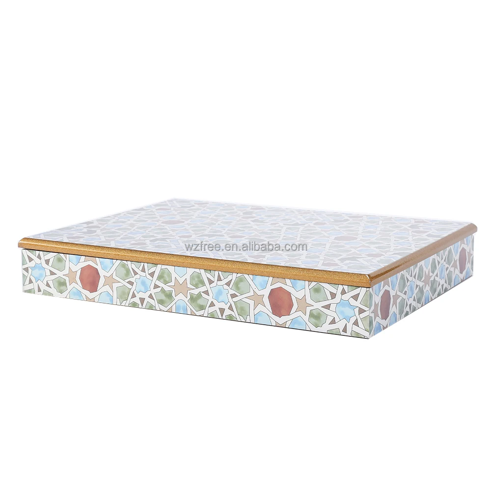 High Quality MDF Gift Boxes for Dates Nuts Chocolate Candies Storage and Craft Use Wooden Packaging Box