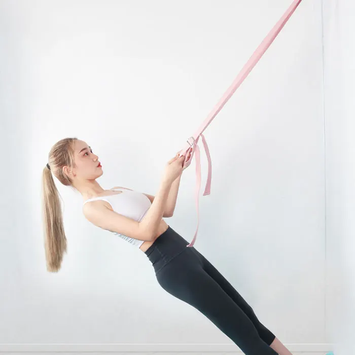 Elastic Pull Strap Yoga Resistance Band Latin Dance Stretch Belt Workout Fitness 