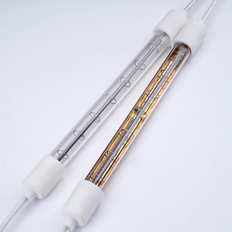 Оптовая продажа с завода, белая отражающая инфракрасная кварцевая галогенная трубчатая лампа 2500 Вт, нагревательная лампа для духовки сварщика, принтера