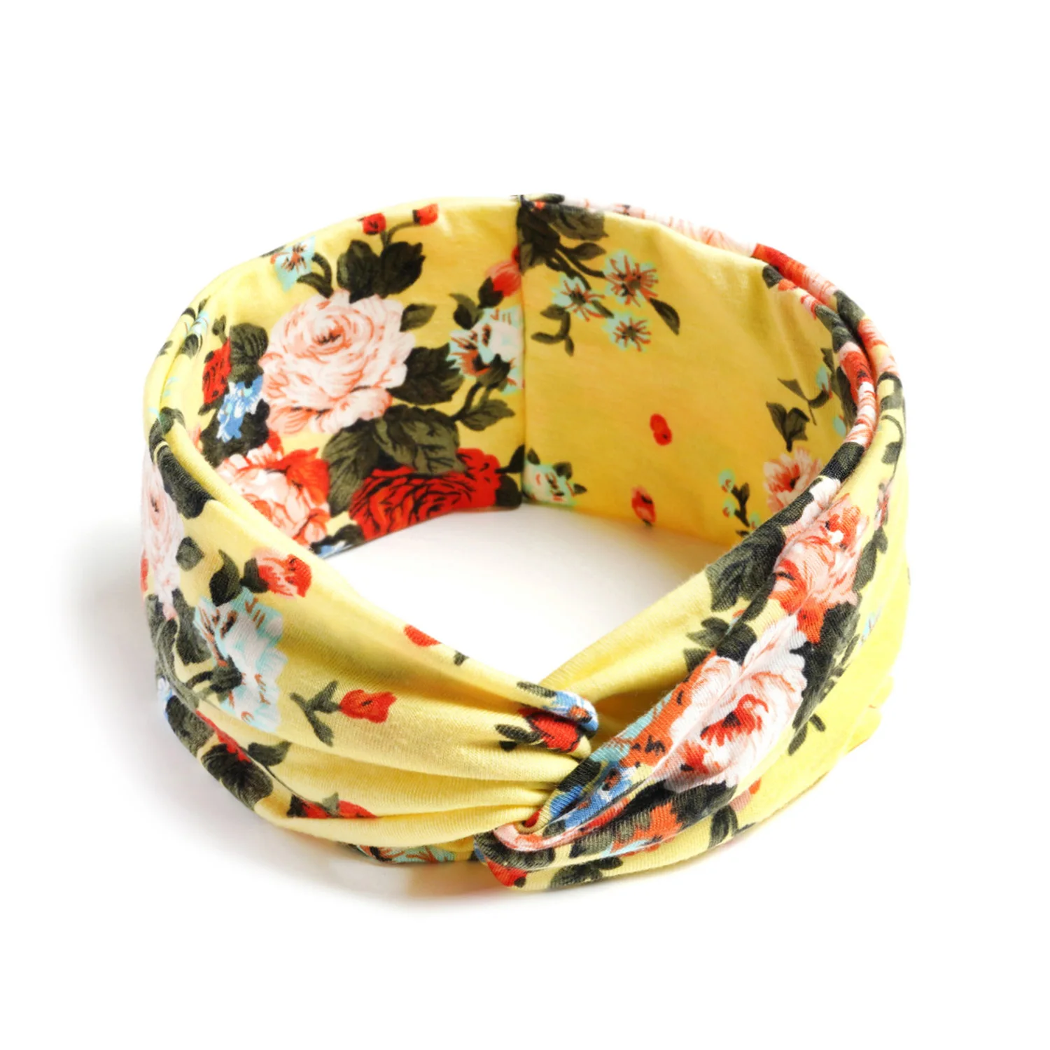 100 Colors Boho Cotton Non-Slip Headbands for Women Girls 