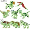 77010 dinosaurio conjunto (8 unids diferentes)